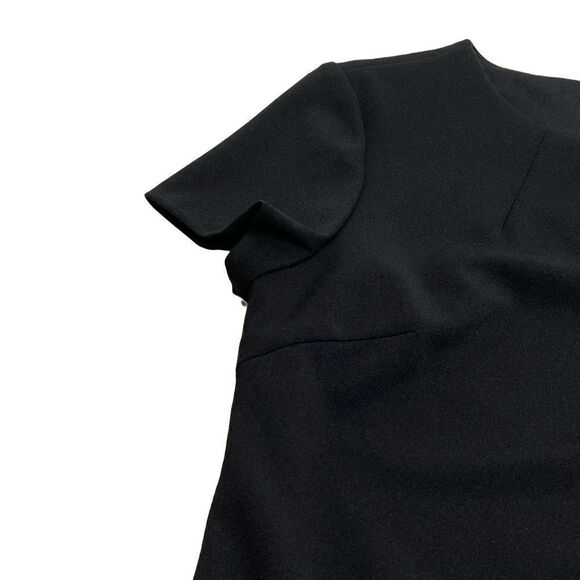 Tommy Hilfiger black short sleeve shift dress with faux pockets size 10 - Picture 12 of 16